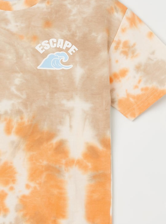 FAME FOREVER Boys Tie & Dye T-shirt