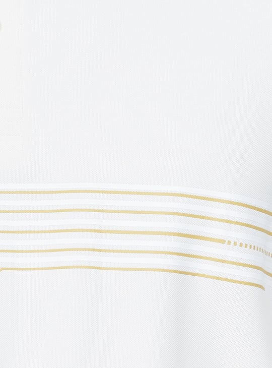 BLACKBERRYS Striped Slim Fit Polo T-shirt