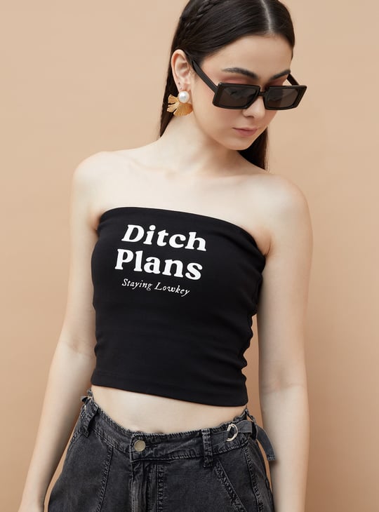 GINGER Printed Tube Top
