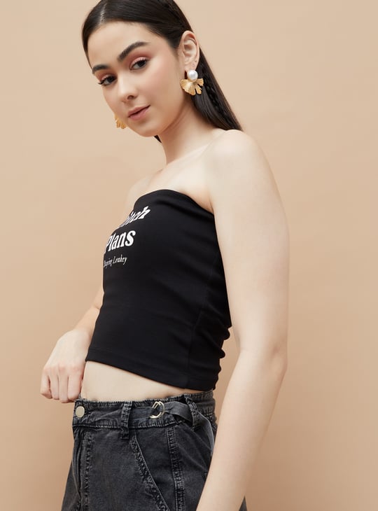 GINGER Printed Tube Top