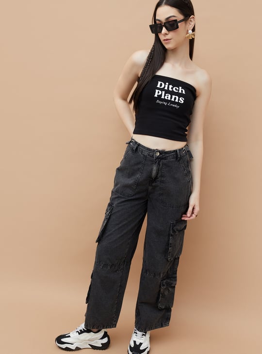 GINGER Printed Tube Top