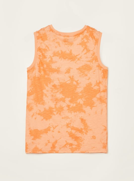 FAME FOREVER Boys Printed Sleeveless T-shirt