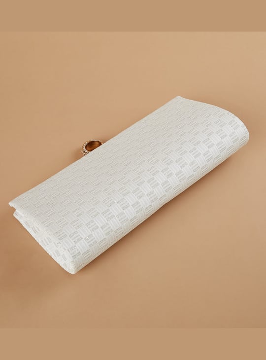 CODE Embellished Envelope Clutch