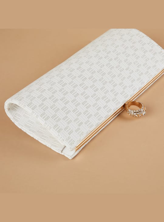 CODE Embellished Envelope Clutch