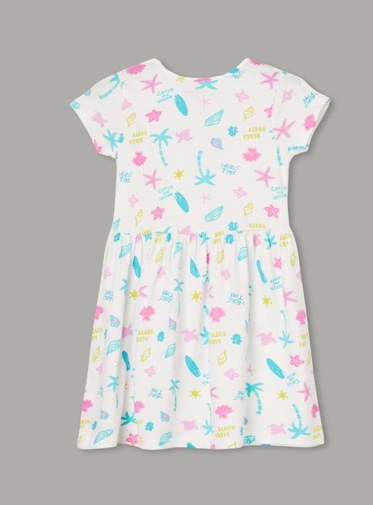 FAME FOREVER Girls Printed A-line Dress