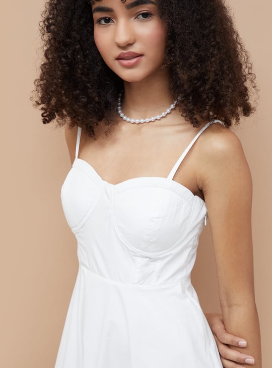 GINGER Solid Maxi Dress
