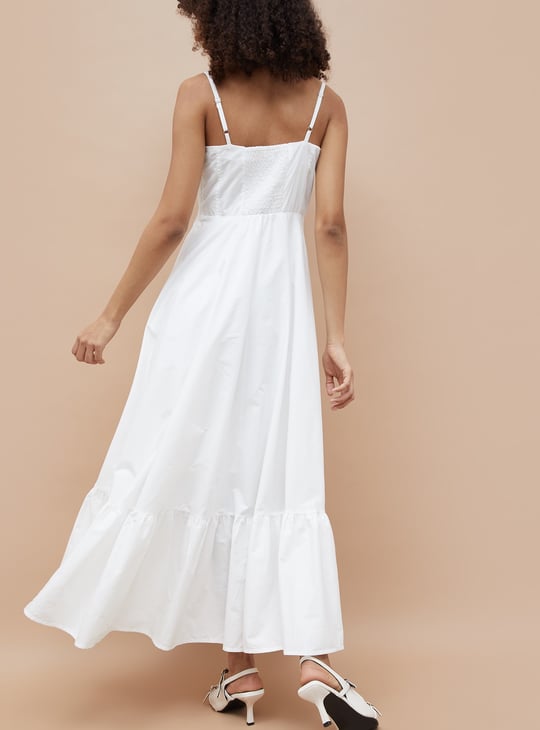 GINGER Solid Maxi Dress