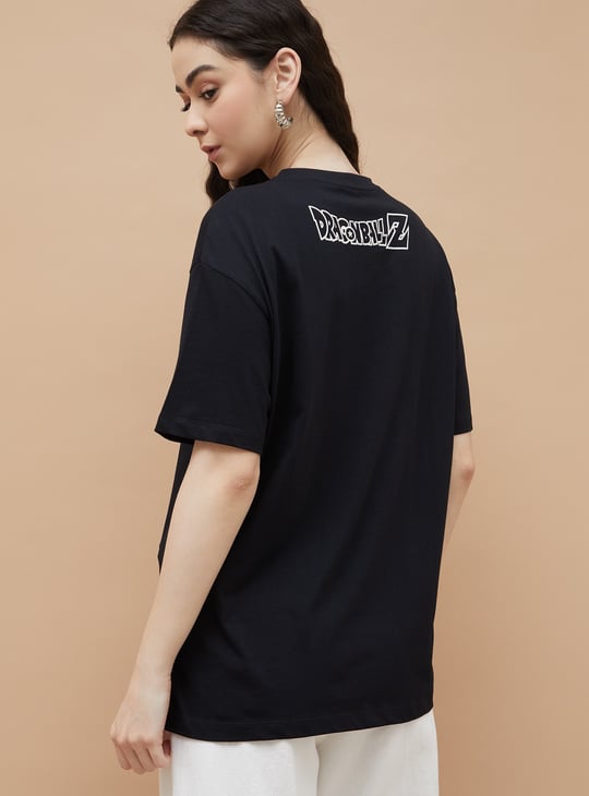 GINGER Dragon Ball Z Print T-shirt