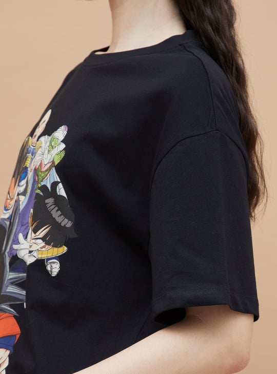 GINGER Dragon Ball Z Print T-shirt