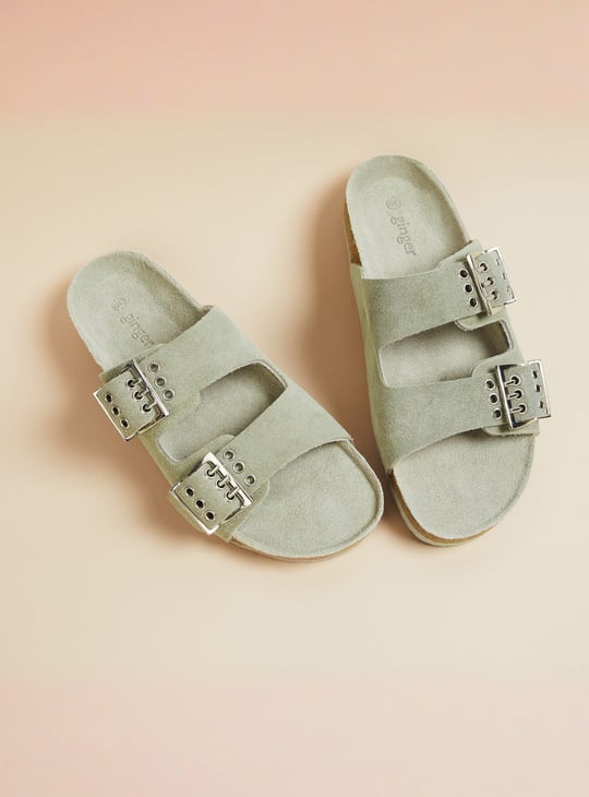 GINGER Suede Flats
