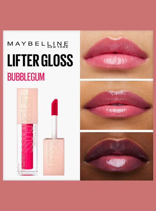 MAYBELLINE New York Lifter Hydrating Lip Gloss - Bubblegum -5.4ml