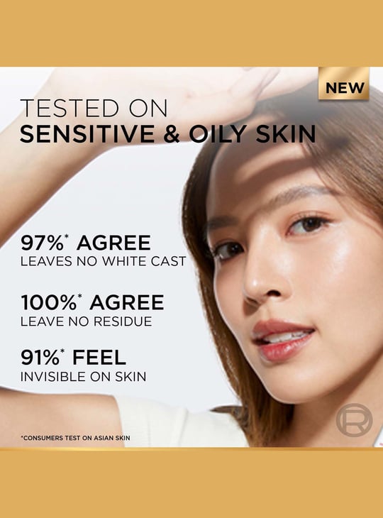LOREAL PARIS UV Defender Invisible Resist Daily Sunscreen SPF50+ PA++++  - 30 ml