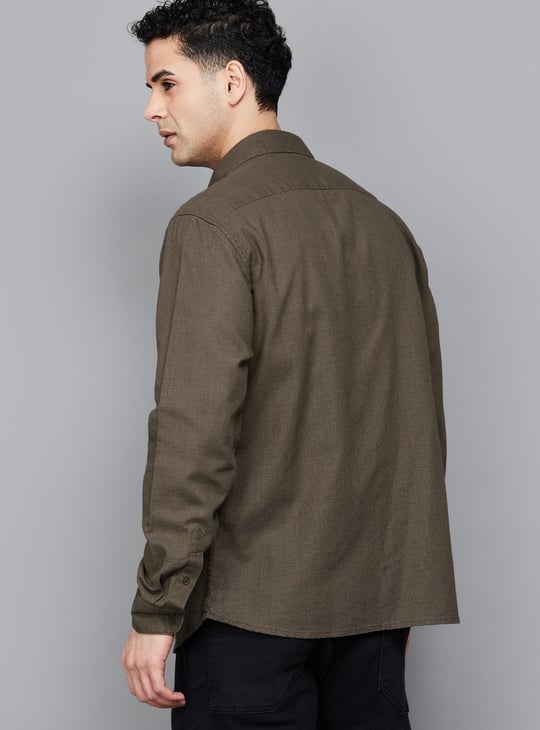 CELIO Solid Regular Fit Shirt