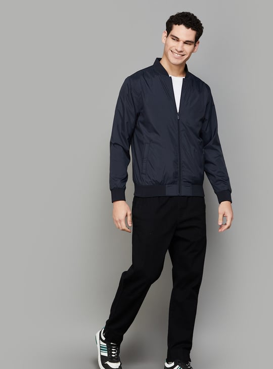 INDIAN TERRAIN Solid Bomber Jacket