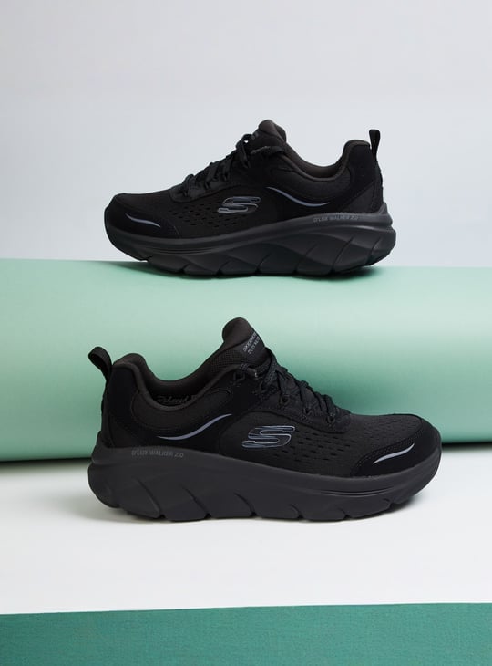 SKECHERS D'Lux Walker 2.0 - Daisy Doll Mesh Sports Shoes