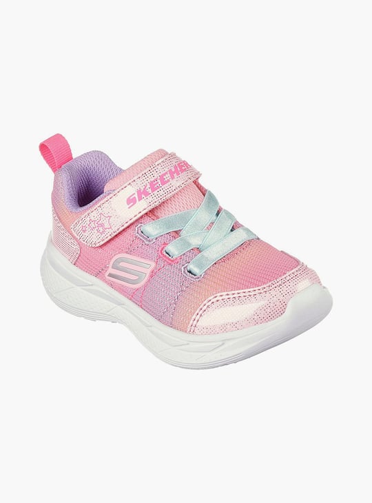 SKECHERS Girls Snap Sprints 2 Velcro Shoes