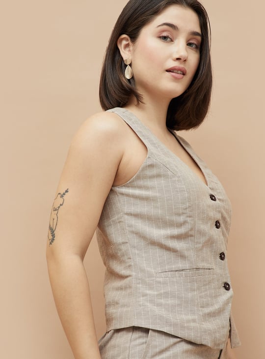 CODE CLASSIC Striped Vest Top