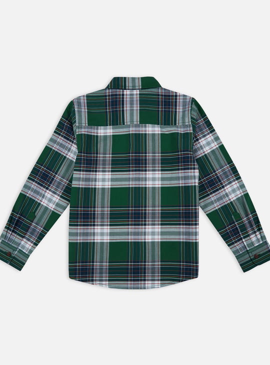 PEPE JEANS Boys Checked Regular Fit Shirt