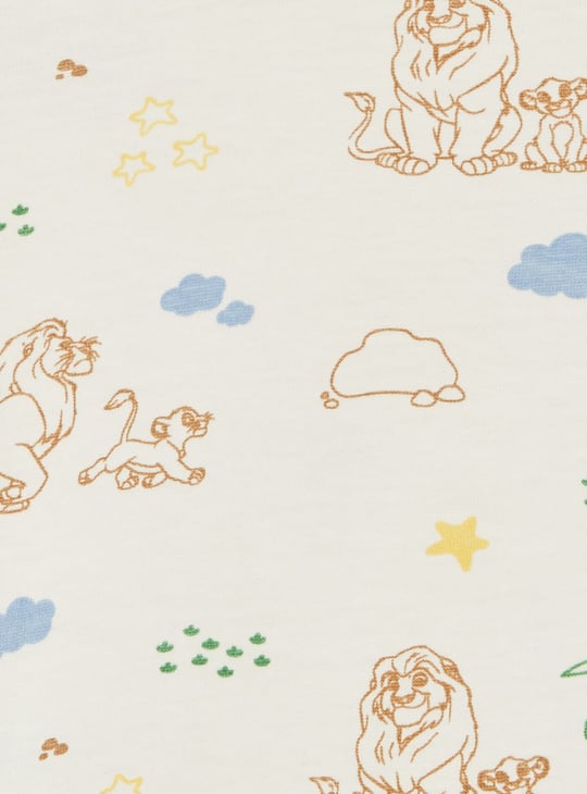 JUNIORS Boys The Lion King Print Dungarees with T-shirt