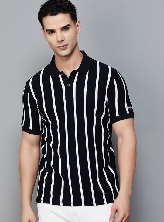 PEPE JEANS Striped Polo T-shirt