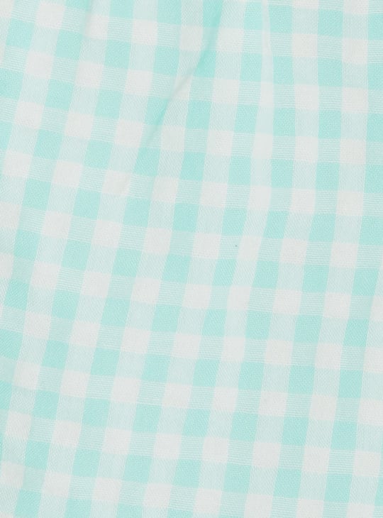 JUNIORS Girls Checked Elasticated Shorts