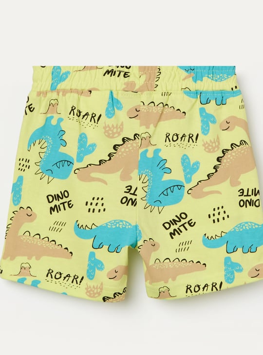 JUNIORS Boys Printed Elasticated Shorts