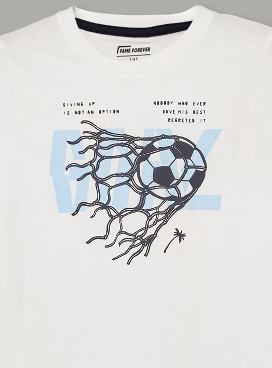 FAME FOREVER Boys Graphic Print T-shirt