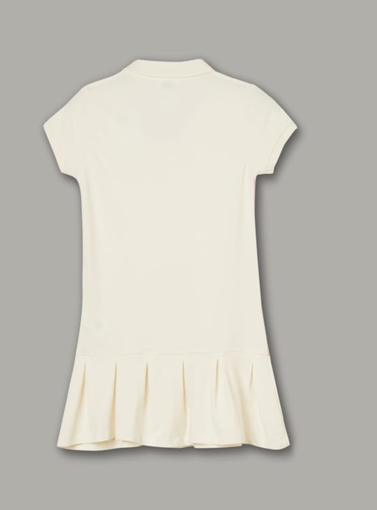 US POLO ASSN KIDS Girls Solid T-shirt Dress