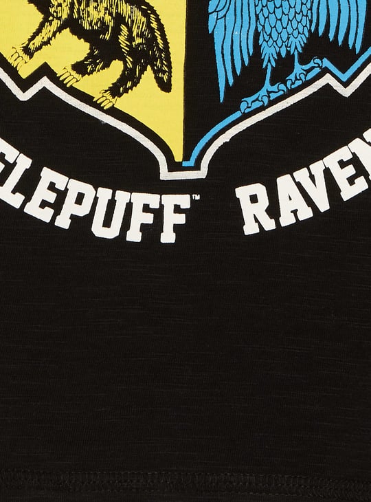 KIDSVILLE Boys Hogwarts Print T-shirt