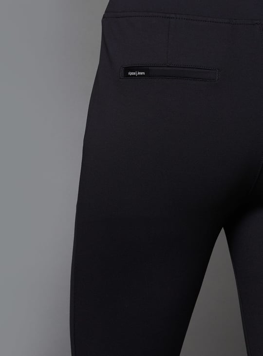 XPOSE Solid Flared Trousers