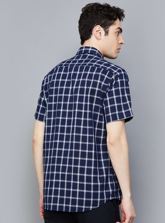 COLORPLUS Checked Regular Fit Shirt