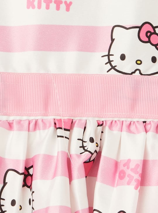 JUNIORS Girls Hello Kitty Print A-line Dress