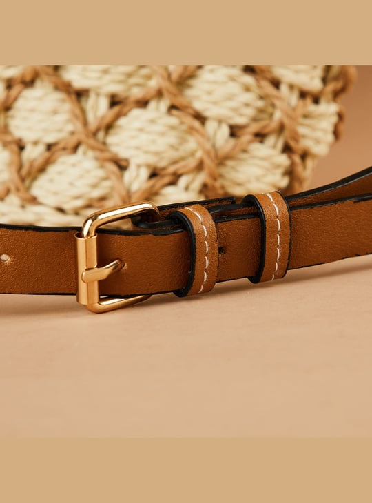 GINGER Woven Handbag