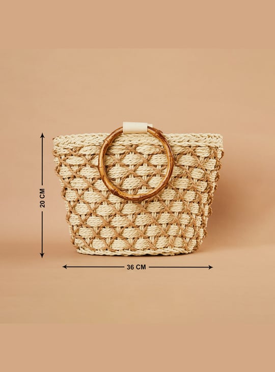GINGER Woven Handbag
