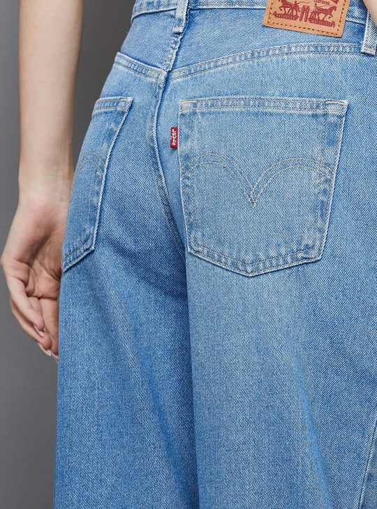 LEVI'S Washed Straight Fit Jeans