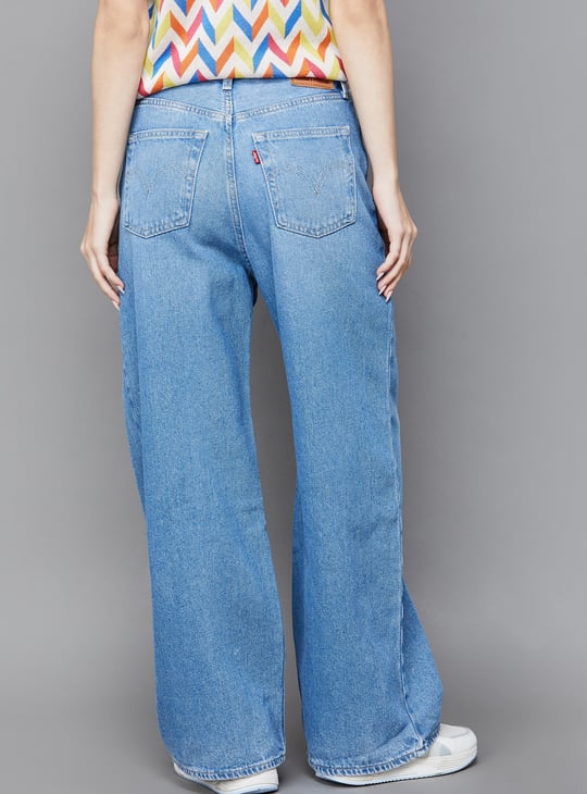 LEVI'S Washed Straight Fit Jeans