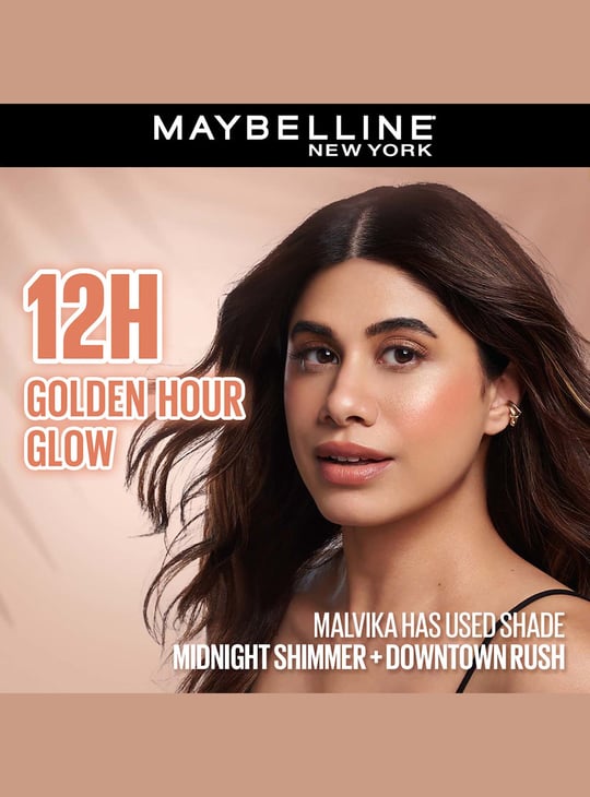 MAYBELLINE NEW York Sunkisser Highlighter + Blush - Downtown Rush - 4.7g