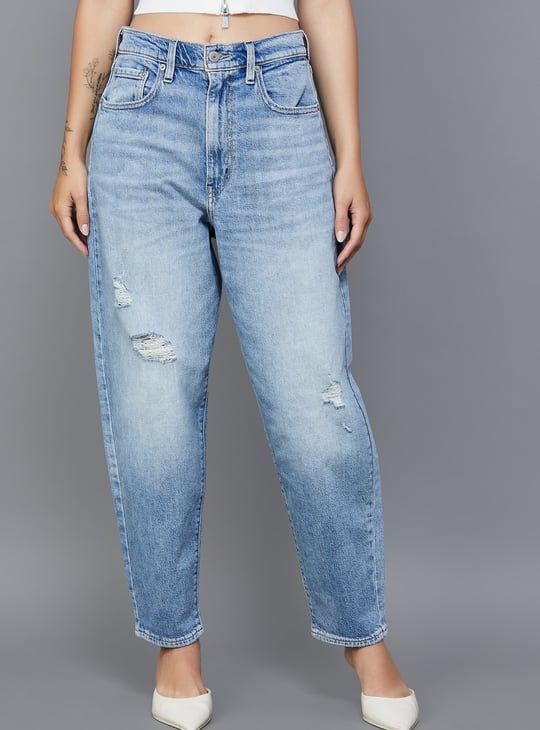 LEVI'S Distressed Loose Tapered Jeans
