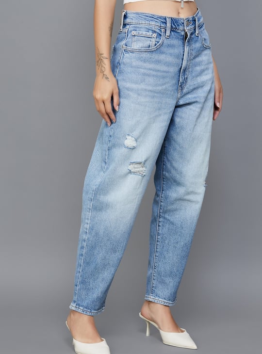 LEVI'S Distressed Loose Tapered Jeans