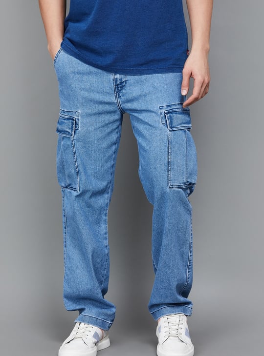 LEVI'S Washed Cargo Jeans