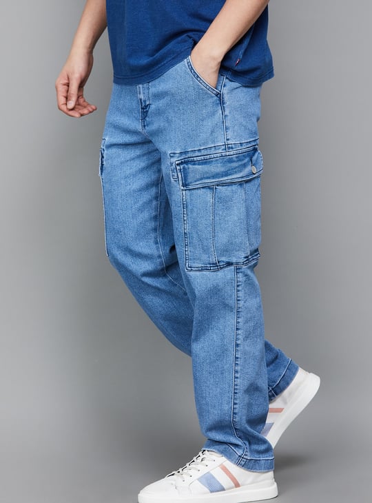 LEVI'S Washed Cargo Jeans