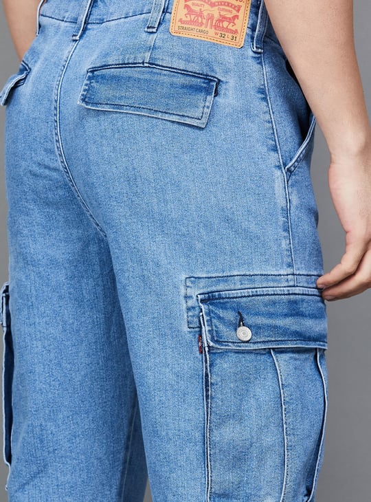 LEVI'S Washed Cargo Jeans