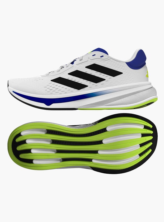 ADIDAS Response Striped Knitted Running Shoes