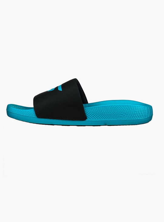 SKECHERS Hyper Slide - Deriver Logo Print Sliders