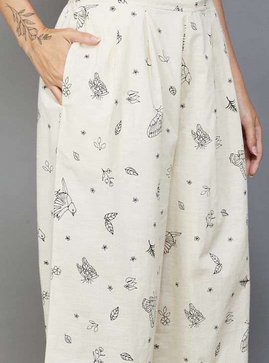 BIBA Printed A-line Kurta Set