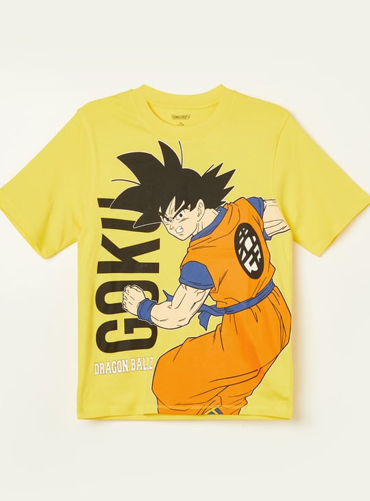 KIDSVILLE Boys Goku Print T-shirt