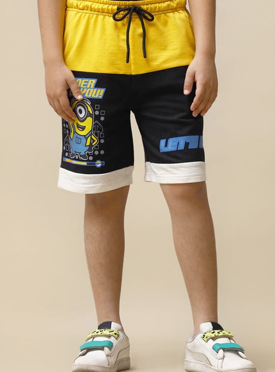 KIDSVILLE Boys Minions Print Shorts