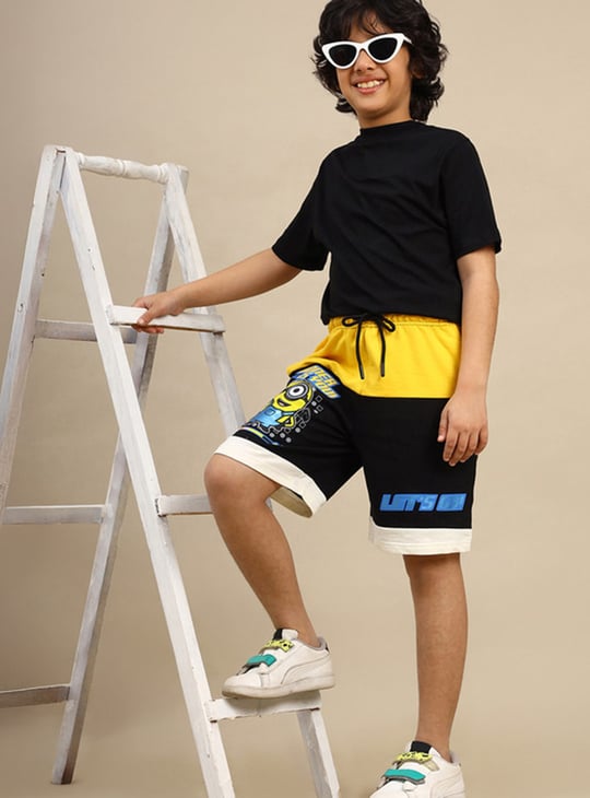 KIDSVILLE Boys Minions Print Shorts