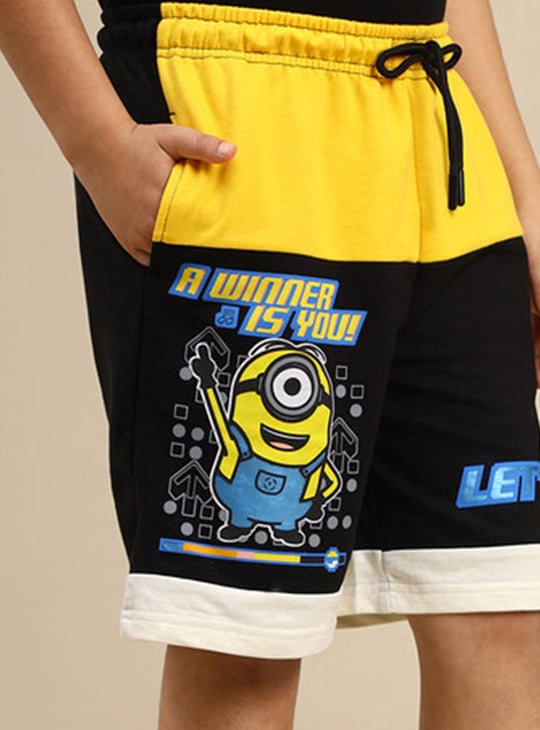 KIDSVILLE Boys Minions Print Shorts