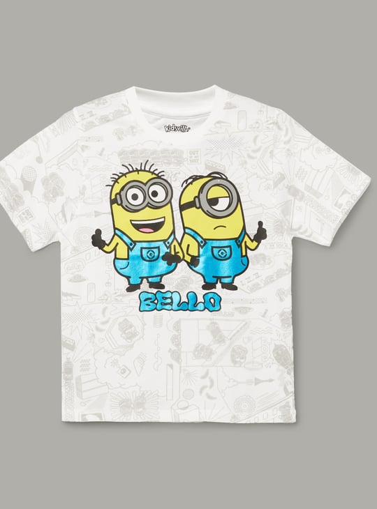 KIDSVILLE Boys Minions Print T-shirt